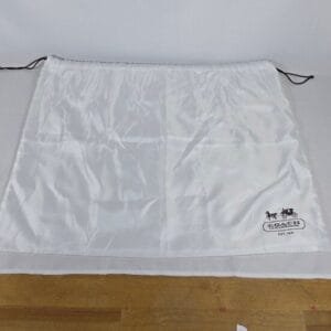 Coach Authentic Replacement Dust Bag Oversized White Sateen 23.5" x 19.5"