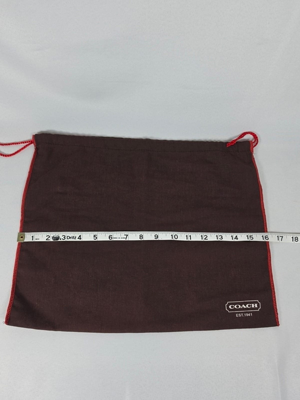 2048 12010079 eb40 433f 88ba 1370dac3c058 1781591017054 951864483.jpeg Coach Authentic Replacement Dust Bag Brown Red Large 16x13.5 Women