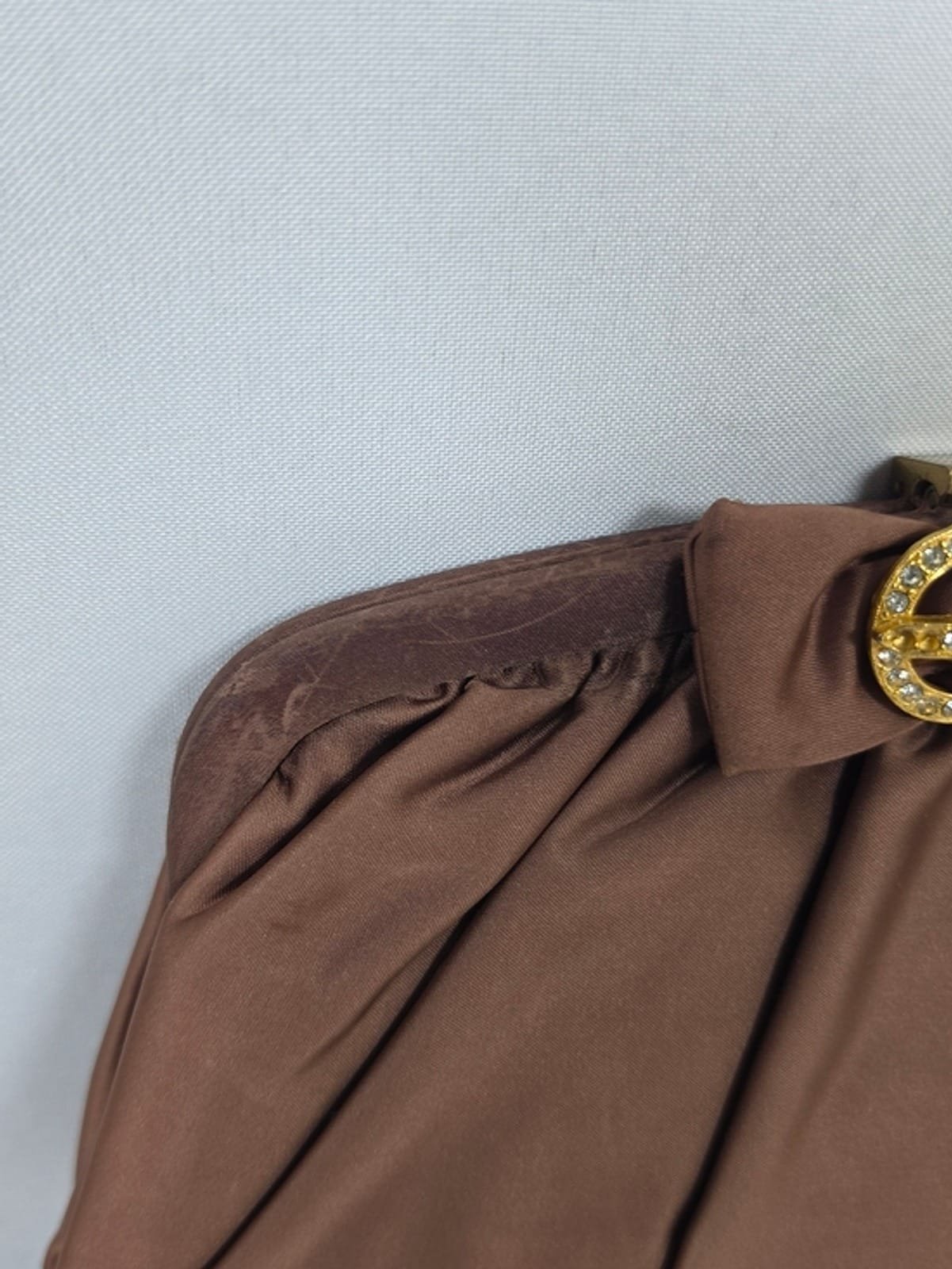 2048 38959b9e 5523 4b98 a9fc 3aea9226a969 1781591302523 249325995.jpeg Ingber Rhinestone Clasp Evening Clutch Brown Satin Small Women The Hook
