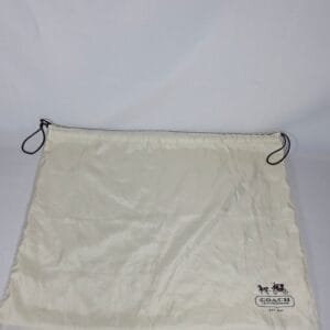Coach Authentic Replacement Dust Bag Oversized Cream Sateen 23.5" x 19.5"