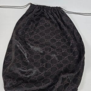 Gucci Dust Bag Dark Brown GG Monogram Large Drawstring Cover Accessory