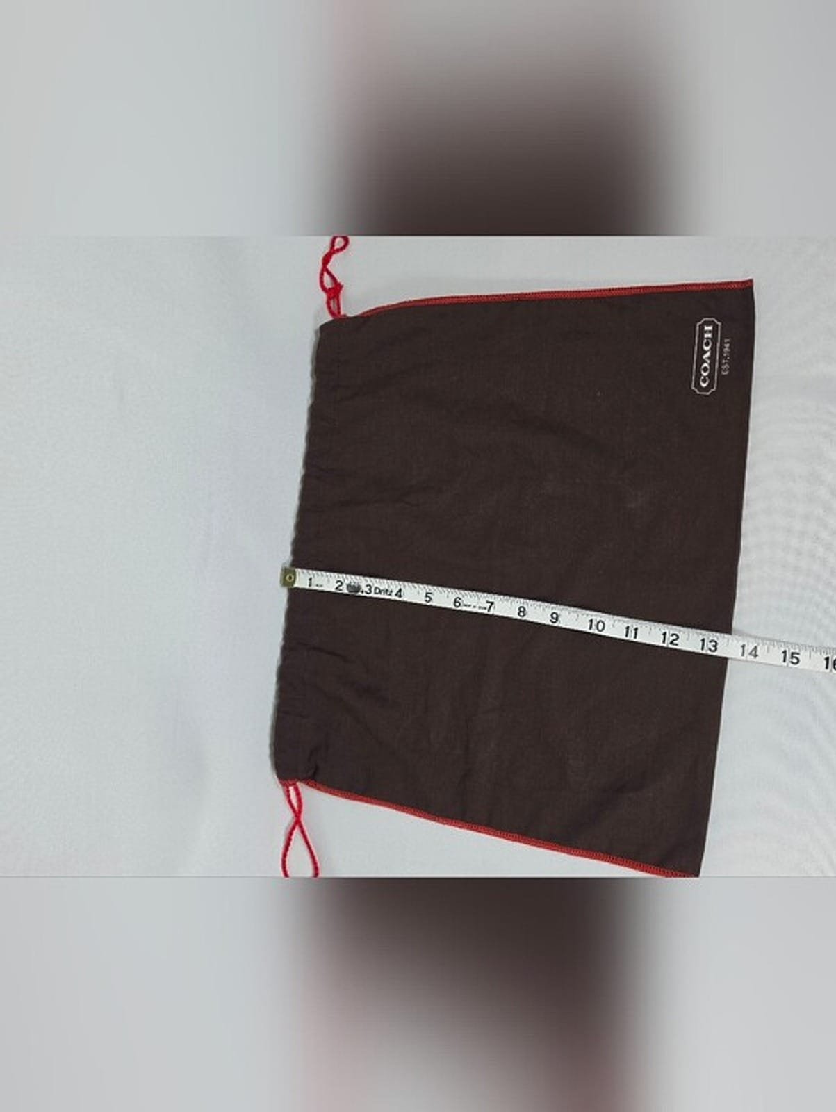 2048 c7619bbc a8c9 4c40 87fa 0fc7b01a5f57 1781590473799 90531378.jpeg Coach Authentic Replacement Dust Bag Brown Red Large 16x13.5 Womens